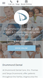 Mobile Screenshot of drummonddentalcare.com